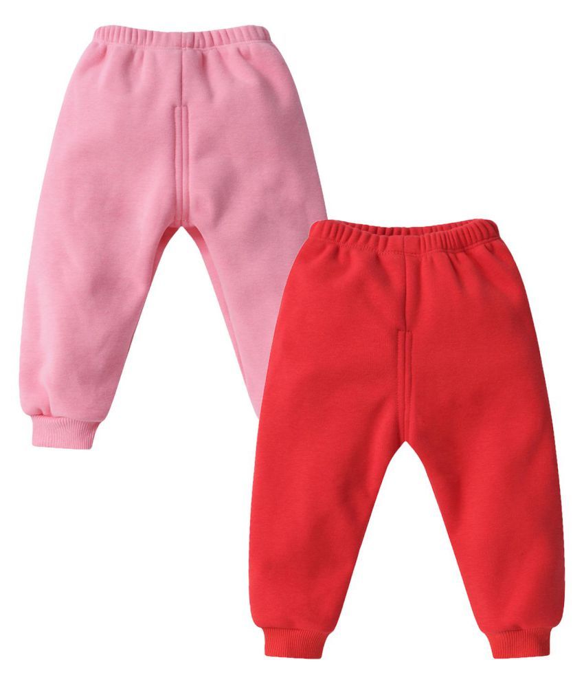 Kidsform Unisex Baby Boy Girl 2 Pack Cotton Trousers Pants Little Kids