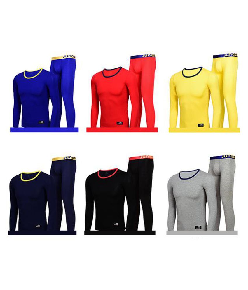 Casual O Neck Slim Modal Keep Warm in Winter Outdoor Thermal Underwear