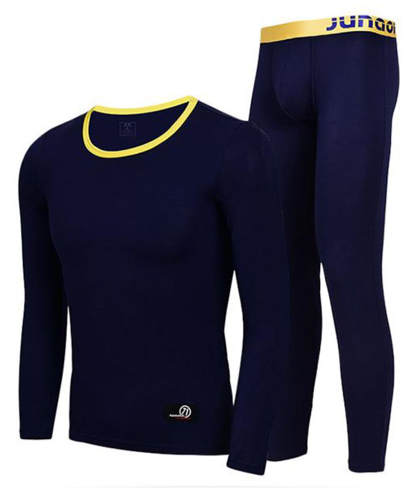 Casual O Neck Slim Modal Keep Warm in Winter Outdoor Thermal Underwear