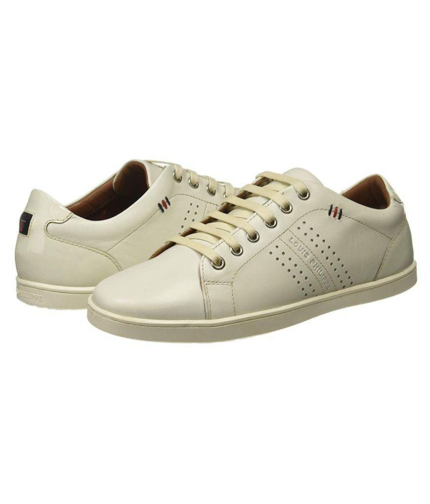 louis philippe white shoes