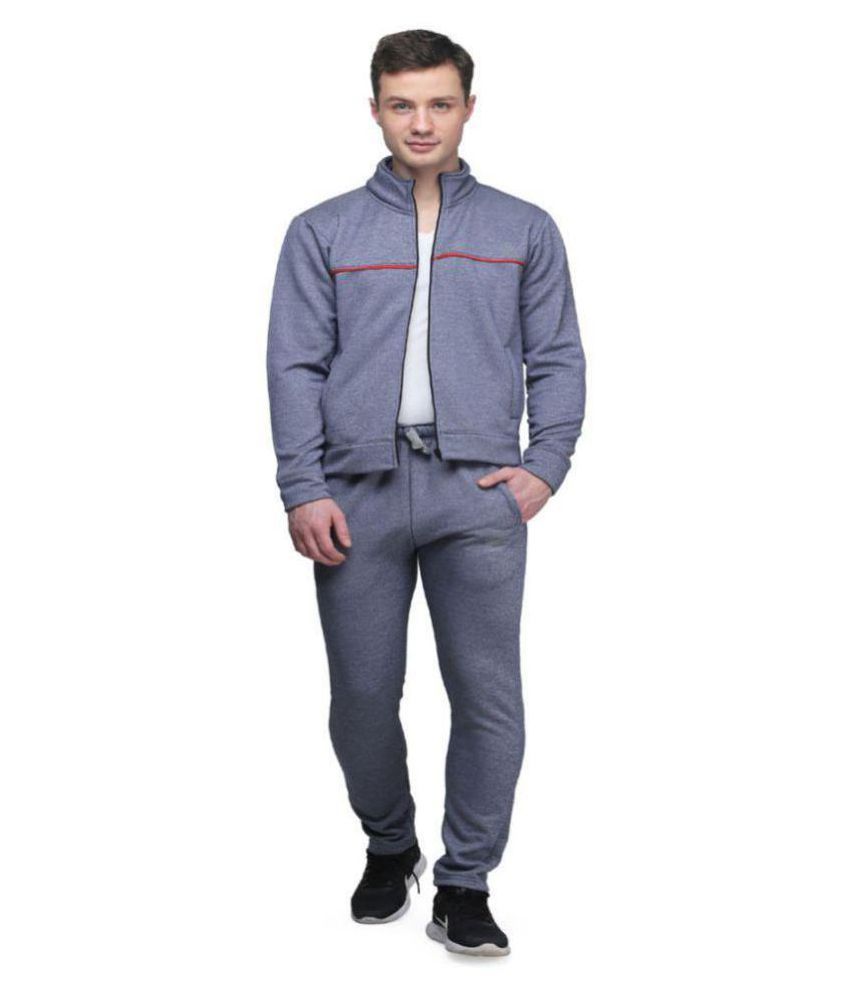 mens grey skinny tracksuit