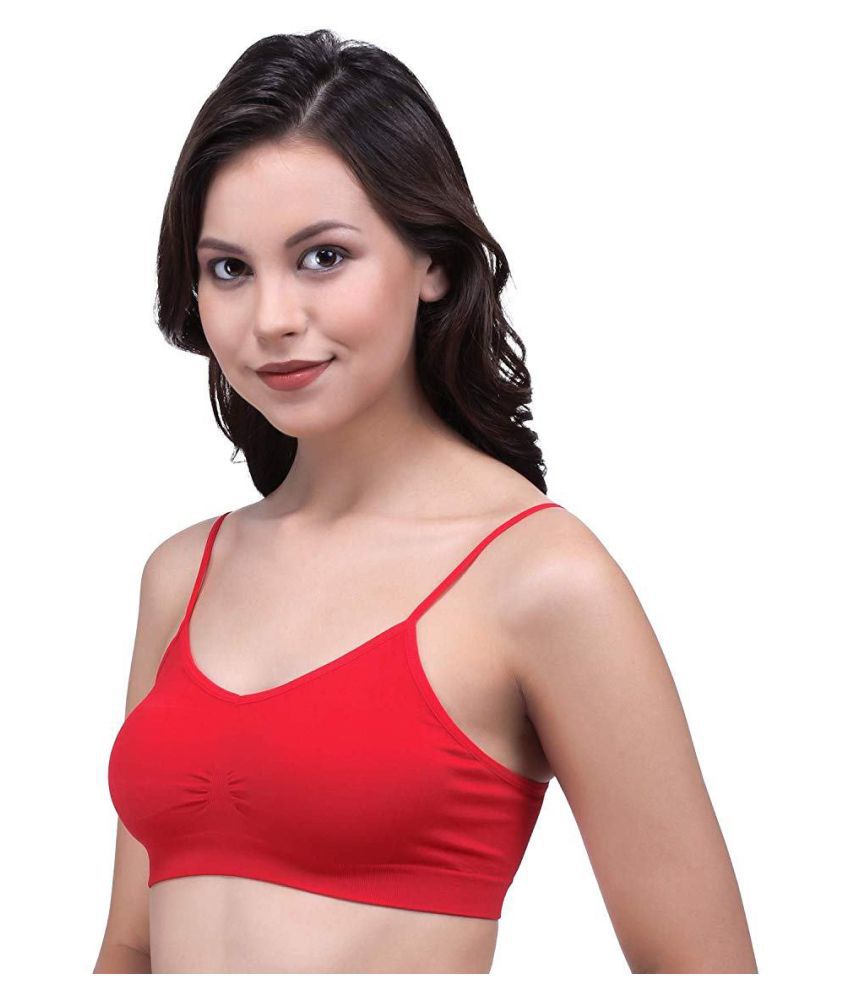 Buy Tcg Cotton Lycra T Shirt Bra Red Online At Best Prices In India 
