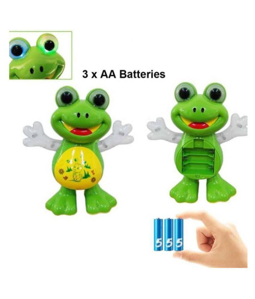 Animaux-Jouets-SNAPDEAL _ UK Chantant-Frog-Musical-DEL Light-Up-Dancing-Jouet 