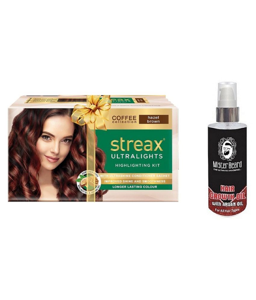 MISTER BEARD ARGAN GROWTH HAIR OIL, STREAX ULTRALIGHT HAZEL BROWN