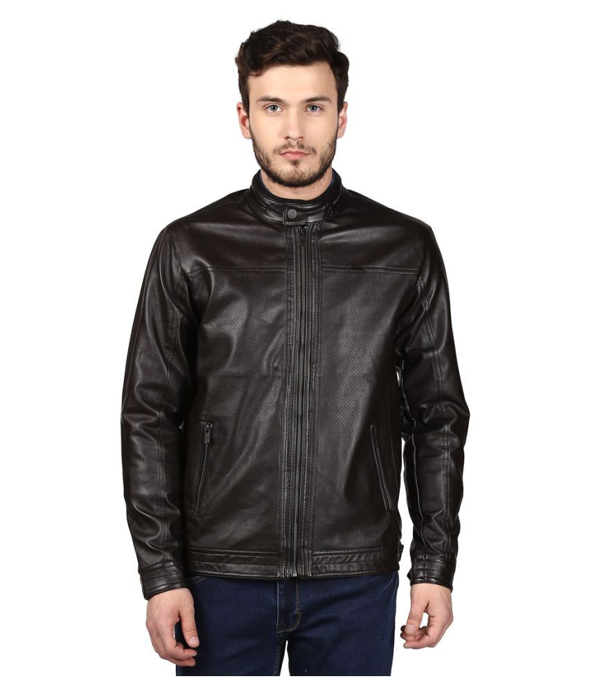 parx leather jacket