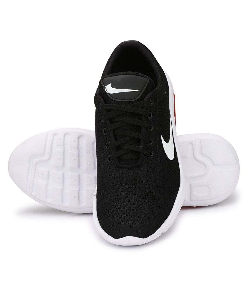 Inklenzo Sneakers Black Casual Shoes 