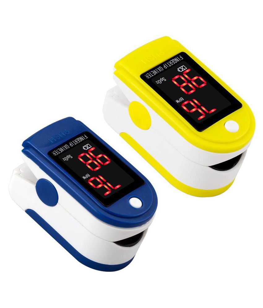 Portable Fingertip Blood Oxygen Meter SpO2 LED Pulse Heart Rate Monitor ...