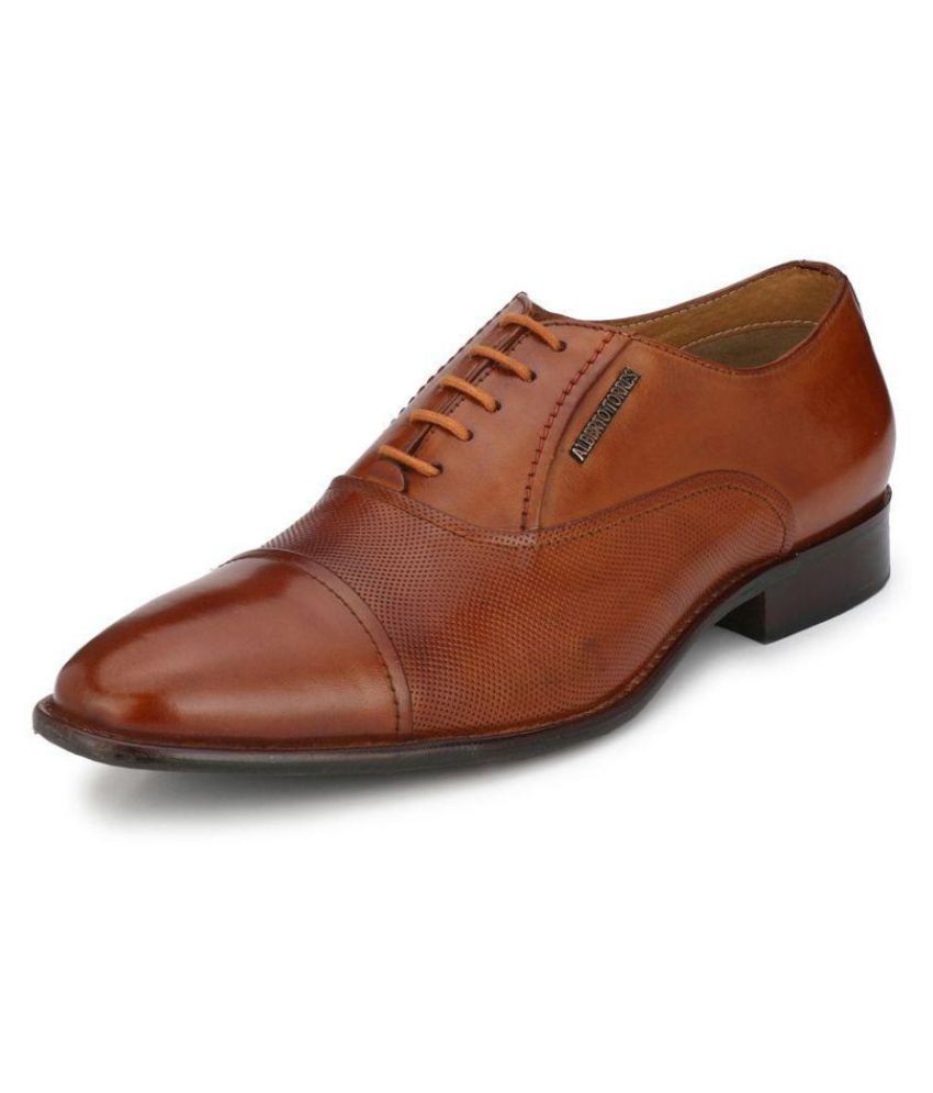 alberto torresi men's leather formal shoes