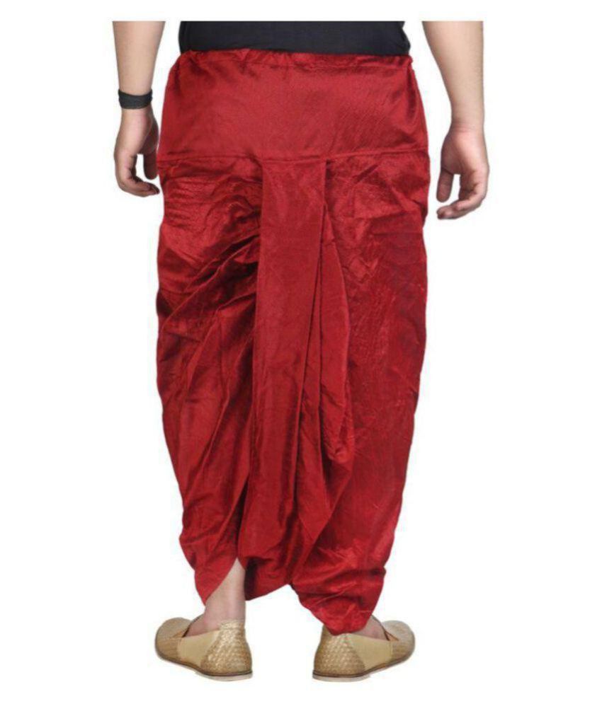 black shirt & dhoti