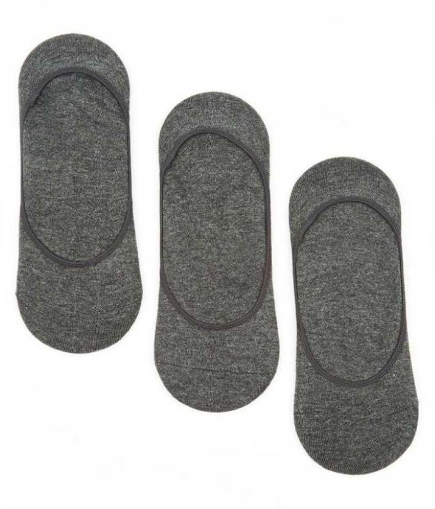     			Tahiro Grey Cotton Low Cut Socks - Pack Of 3