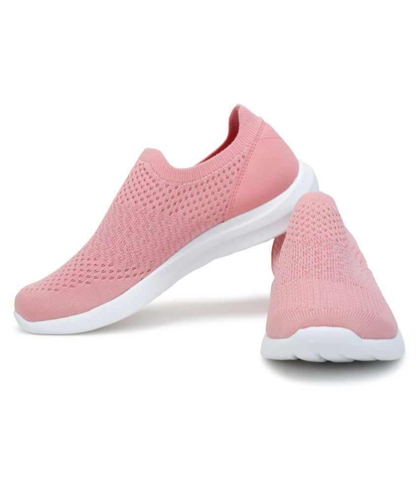 zappy pink casual shoes