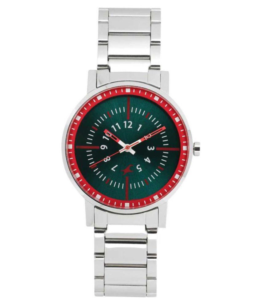 fastrack metal round womens watch