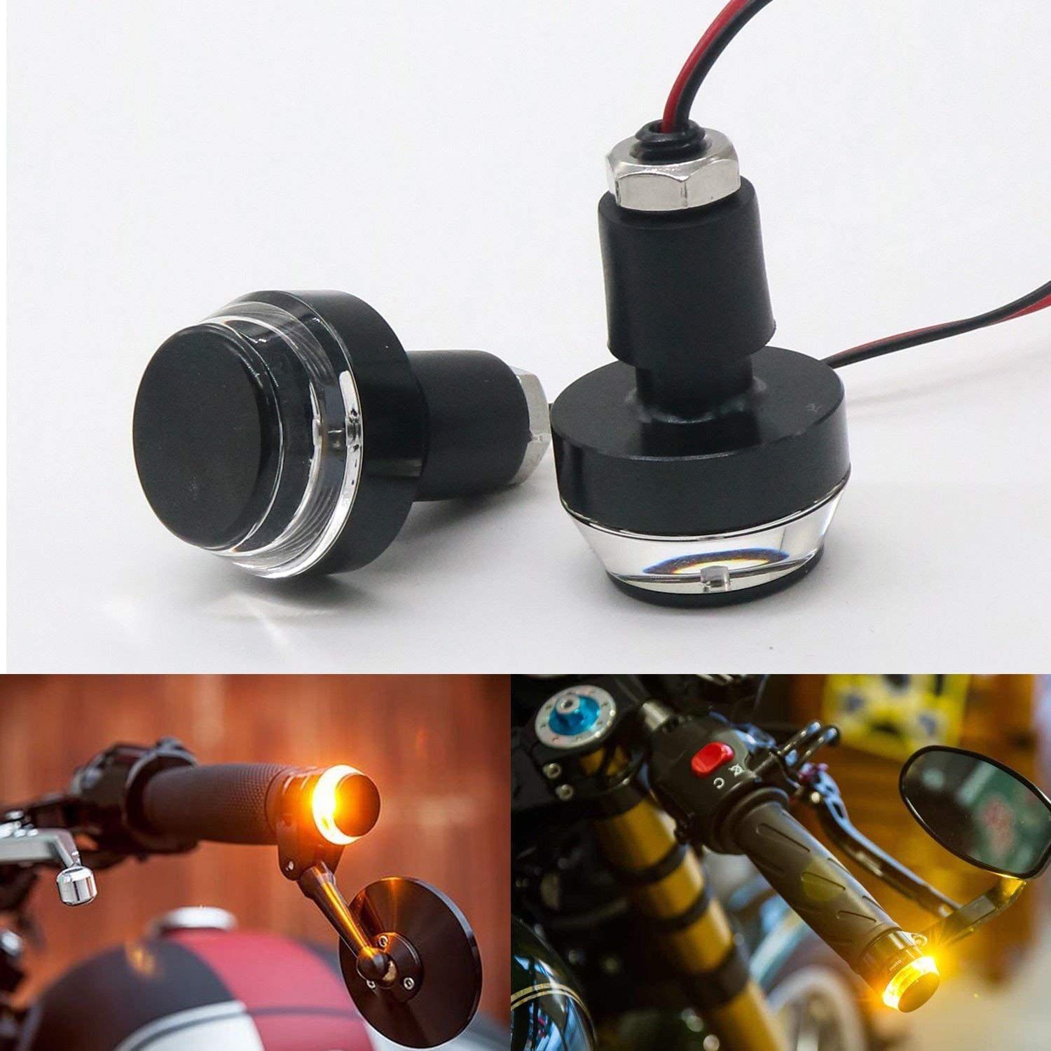 GD ACCESSORIES 2X Motorcycle DRL/Turn Signal LED Light blinker Indicator Handle Bar End Buy GD