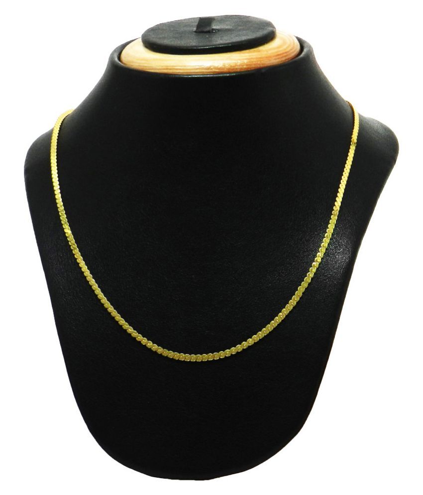 Abstra Gold Plated Brass Chain Pack Of 2 Buy Abstra Gold Plated Brass