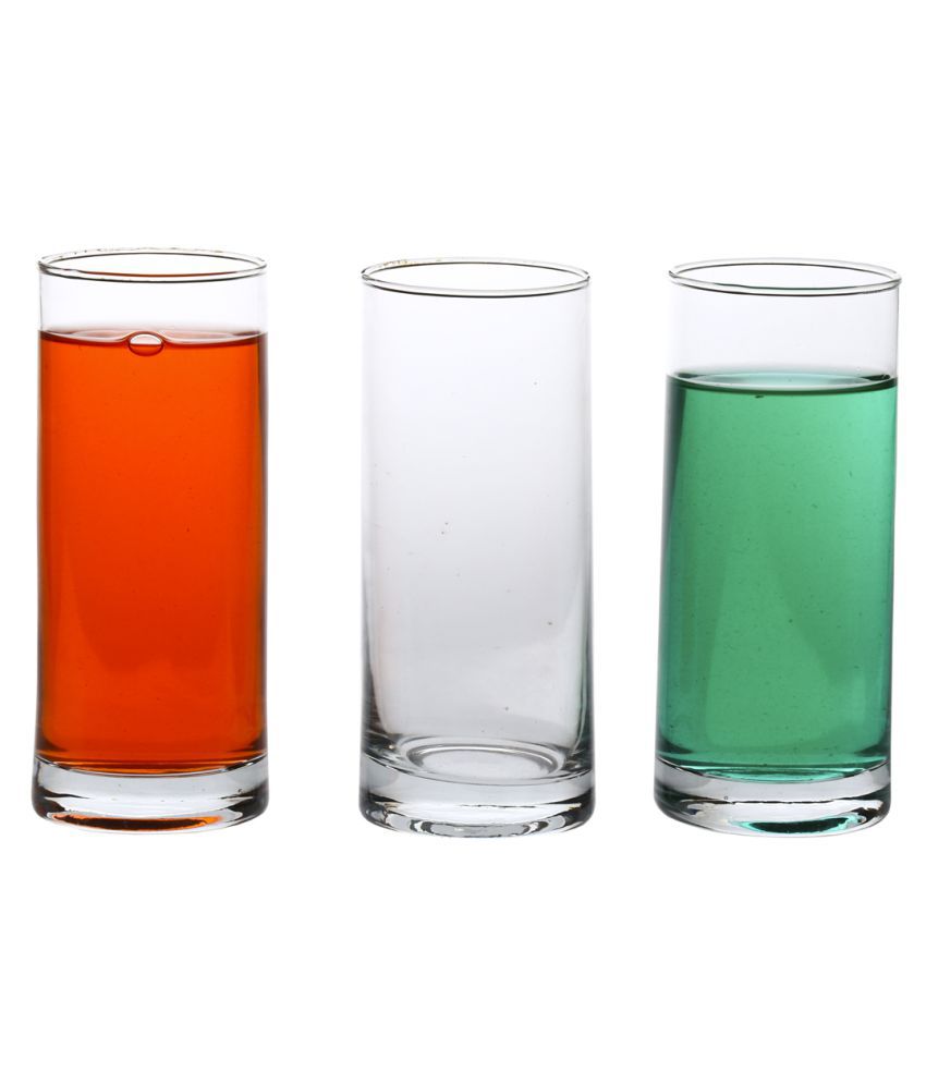 Somil Glass Drinking Glass, Transparent, Pack Of 4, 300 ml: Buy Online ...