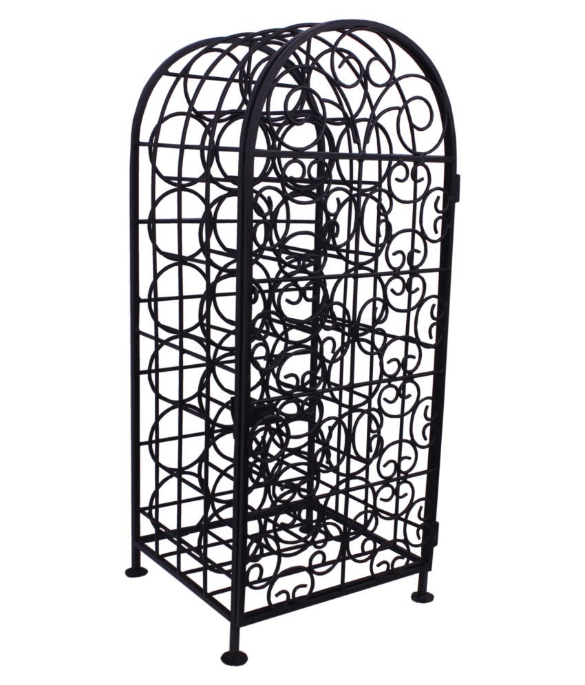 Home Sparkle Iron Stand Alone Wine Holder Buy Online at Best Price in