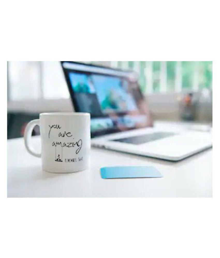 IMPRINT You are Amazing Remember That Inspirational Quotes Printed Coffee Mug White 11 oz by IMPRINT IMPRINT You are Amazing Remember That Inspirational Quotes Printed Coffee Mug White 11 oz by IMPRINT