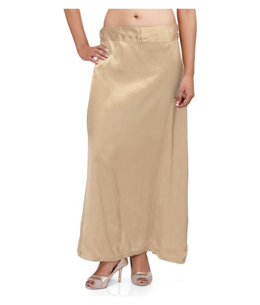 PKYC Gold Satin Petticoat Price in India - Buy PKYC Gold Satin ...