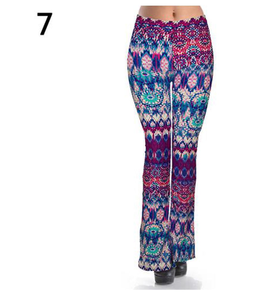 Yasala Flared Leggings Wild Animal Print Africa Color Yoga Pants for Women  Fitness Stretch Bottoms S-XXL Multicoloured at  Women's Clothing store