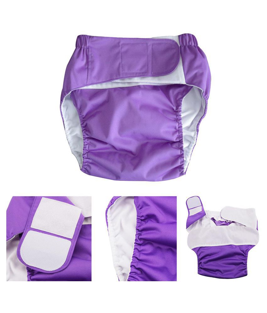 Reusable Adjustable Adult Cloth Diaper Nappy Pants for Incontinence ...