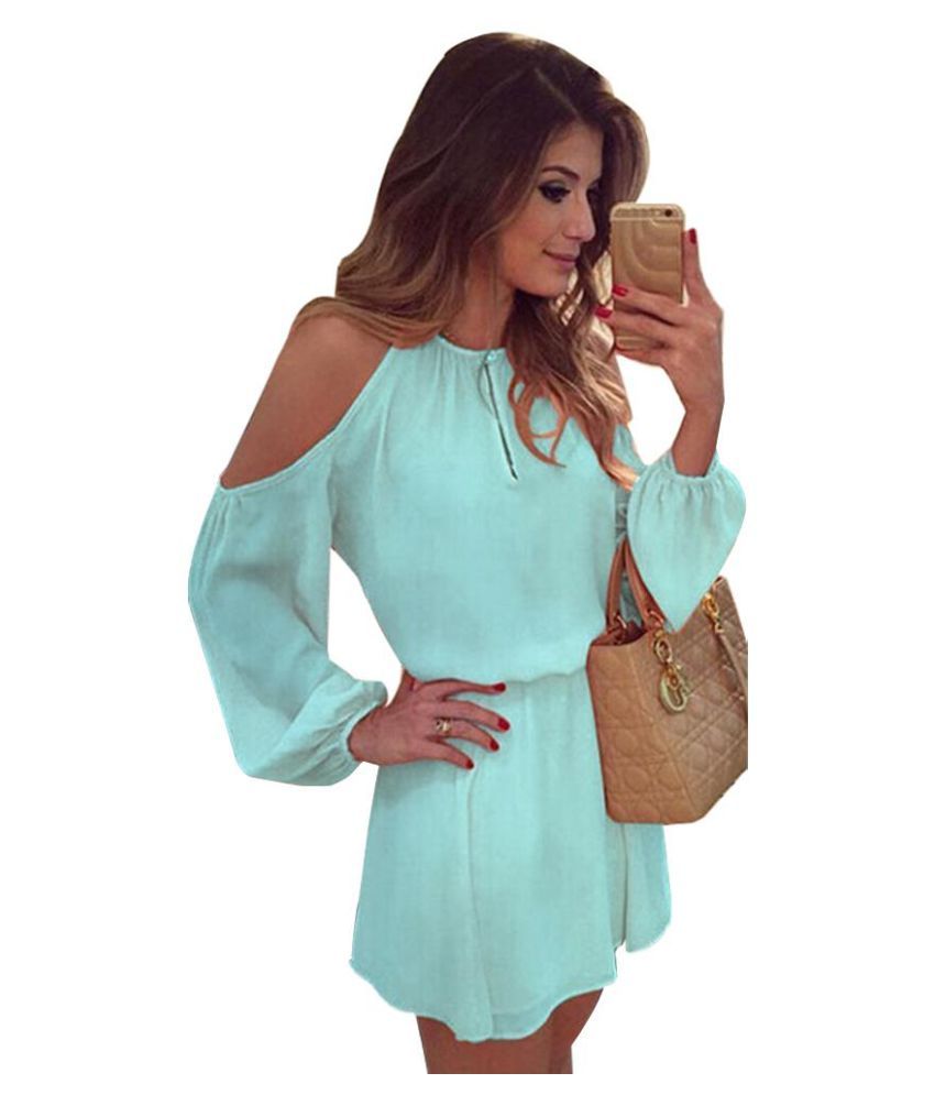 Fashion Women's Chiffon Dress Sexy Off 