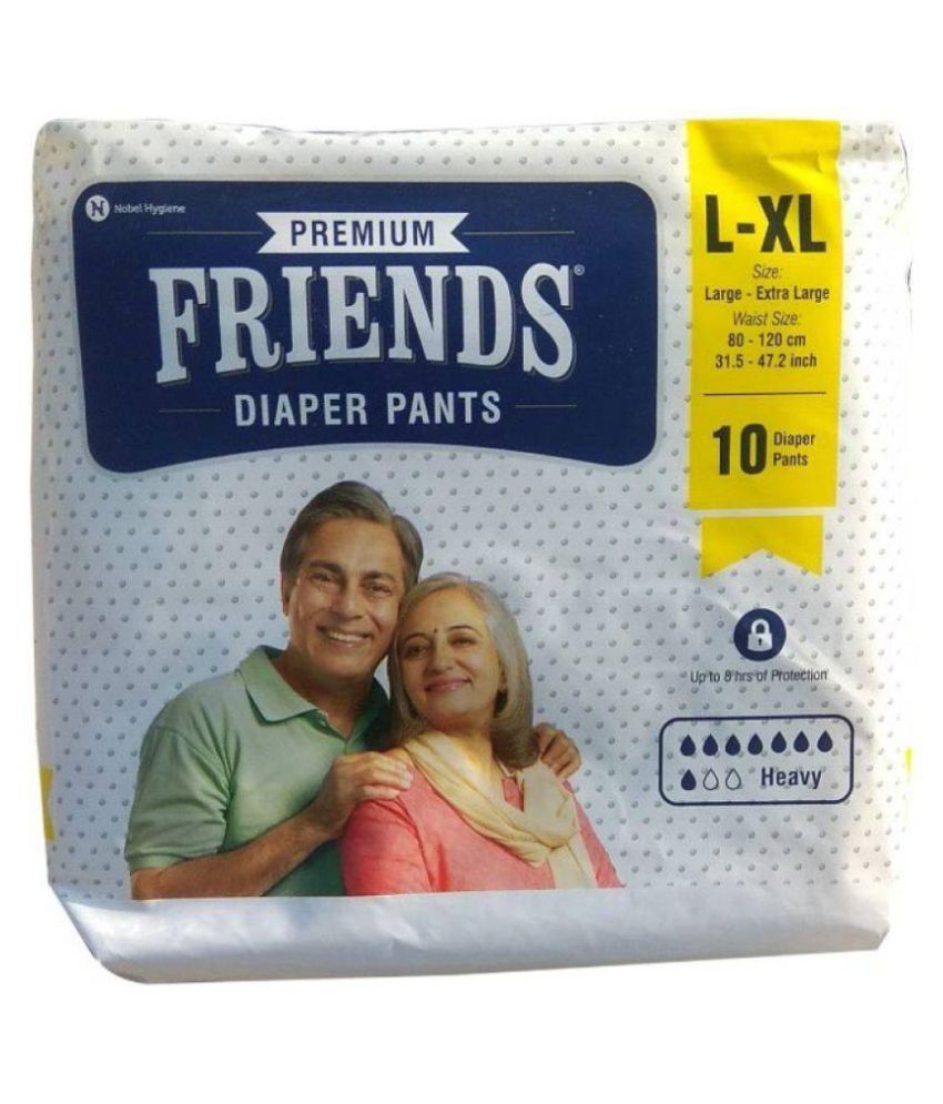 friends diaper xl size