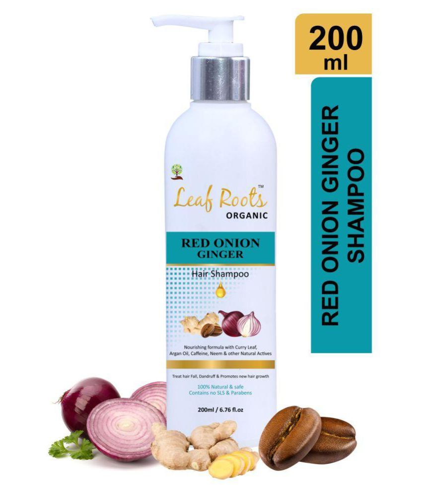 Leaf Roots Red Onion Ginger Shampoo 250 mL Buy Leaf Roots Red Onion Ginger Shampoo 250 mL at