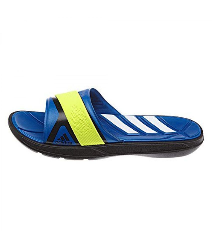 Adidas Blue Slide Flip flop Price in India- Buy Adidas Blue Slide Flip flop Online at Snapdeal