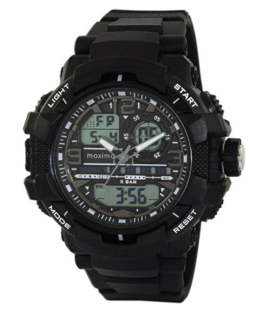 maxima analog digital watch price
