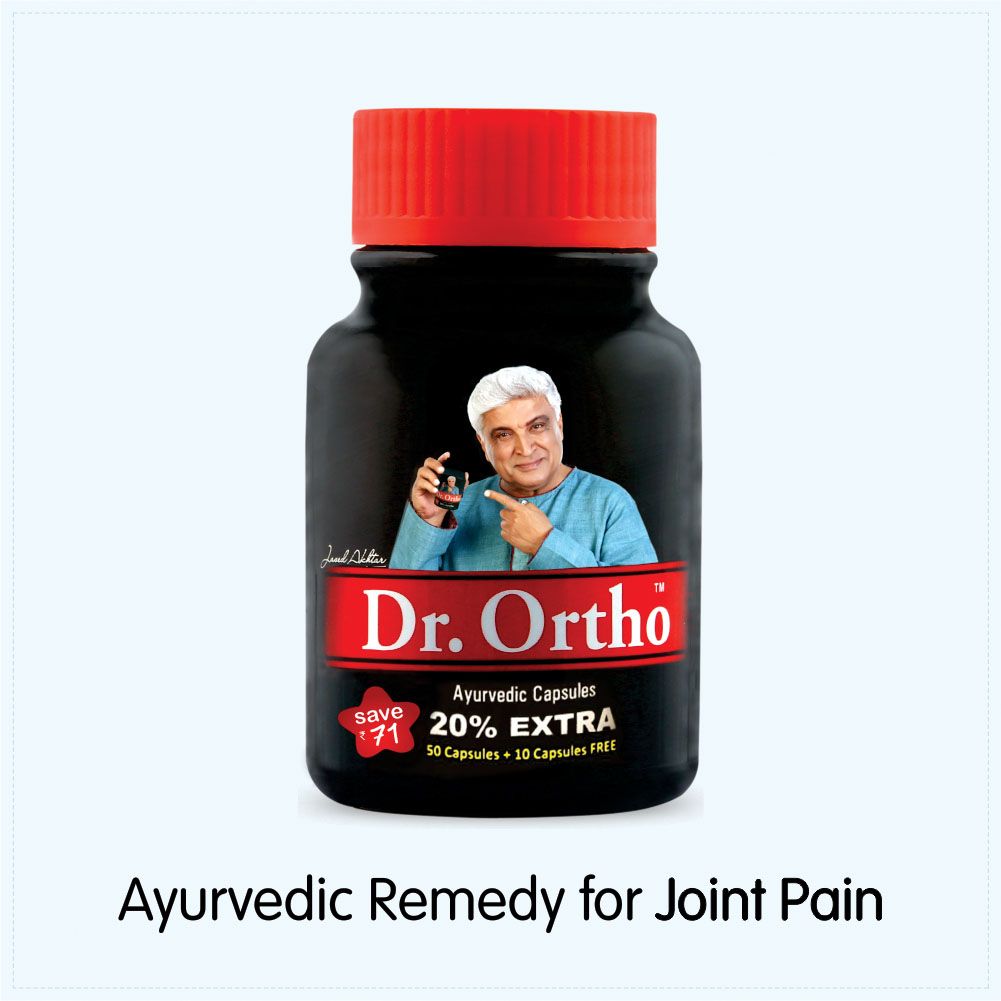 Buy Dr Ortho Joint Pain Relief Capsules 60Caps, Pack of 5 (Ayurvedic