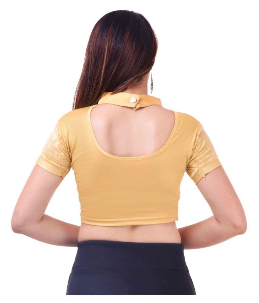 gold shimmer long sleeve top
