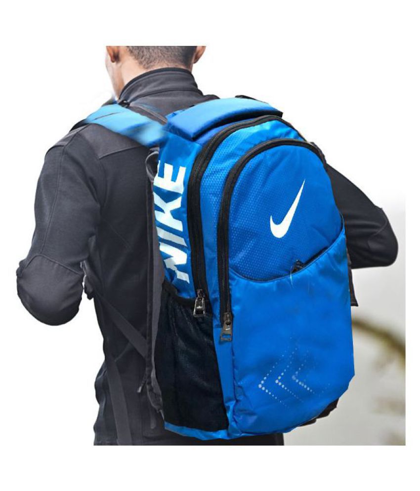Buy Nike Blue Polyester College Bags 