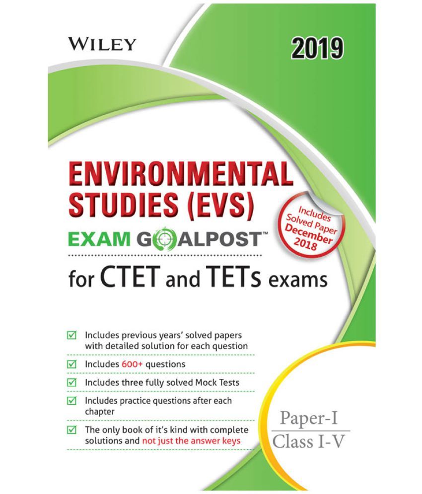 Wiley's Environmental Studies (EVS) Exam Goalpost for CTET and TETs