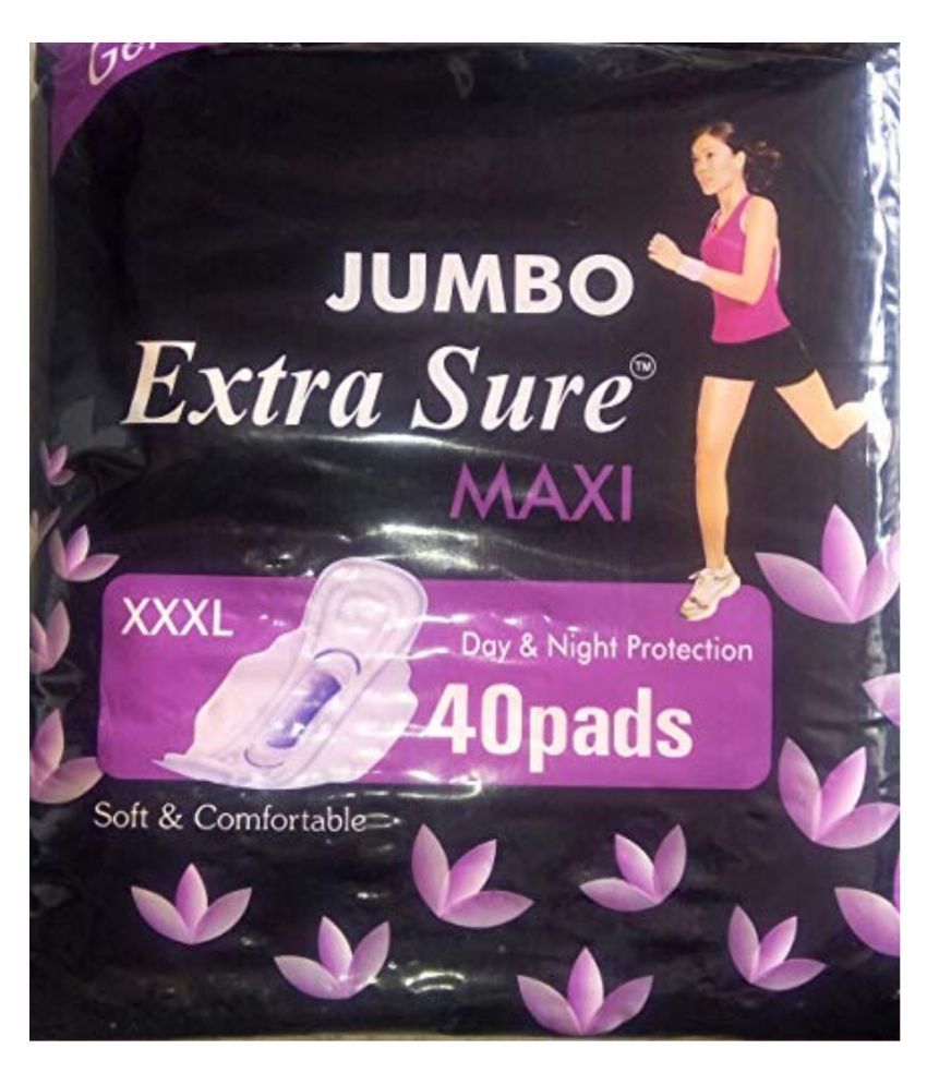     			Zimmy Extra Sure Soft & Comfort for Heavy Flow XXXL Regular 40 Sanitary Pads