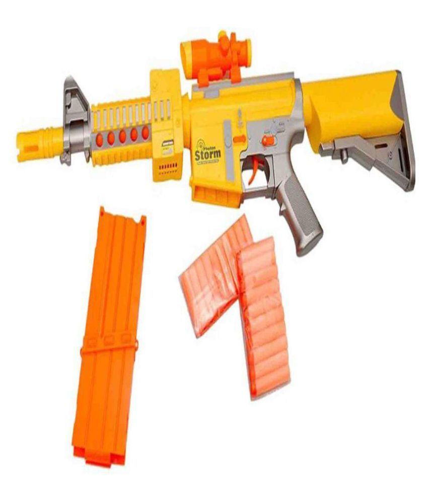 New Blaze Storm Motorized Foam Blaster Gun Toy, Safe And Long Range, 20 