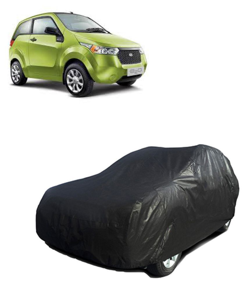 QualityBeast Black Car Cover for Mahindra e2o [20142015] Buy