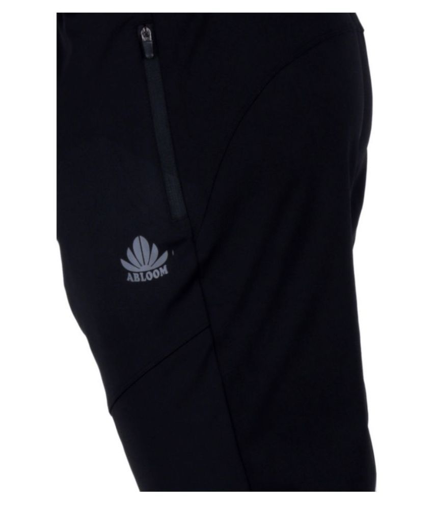 lycra blend track pants