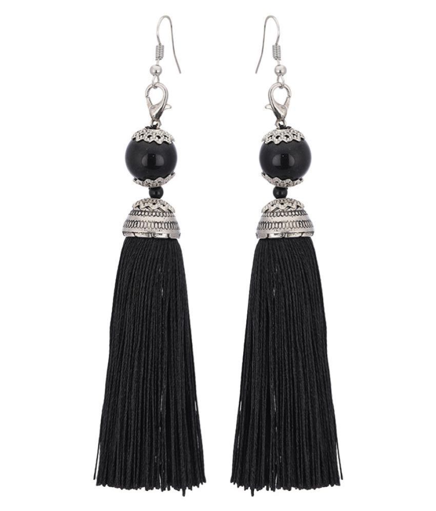     			Zeneme Fashion Tribal Fringe Rope Tassel Earrings for Women & Girls