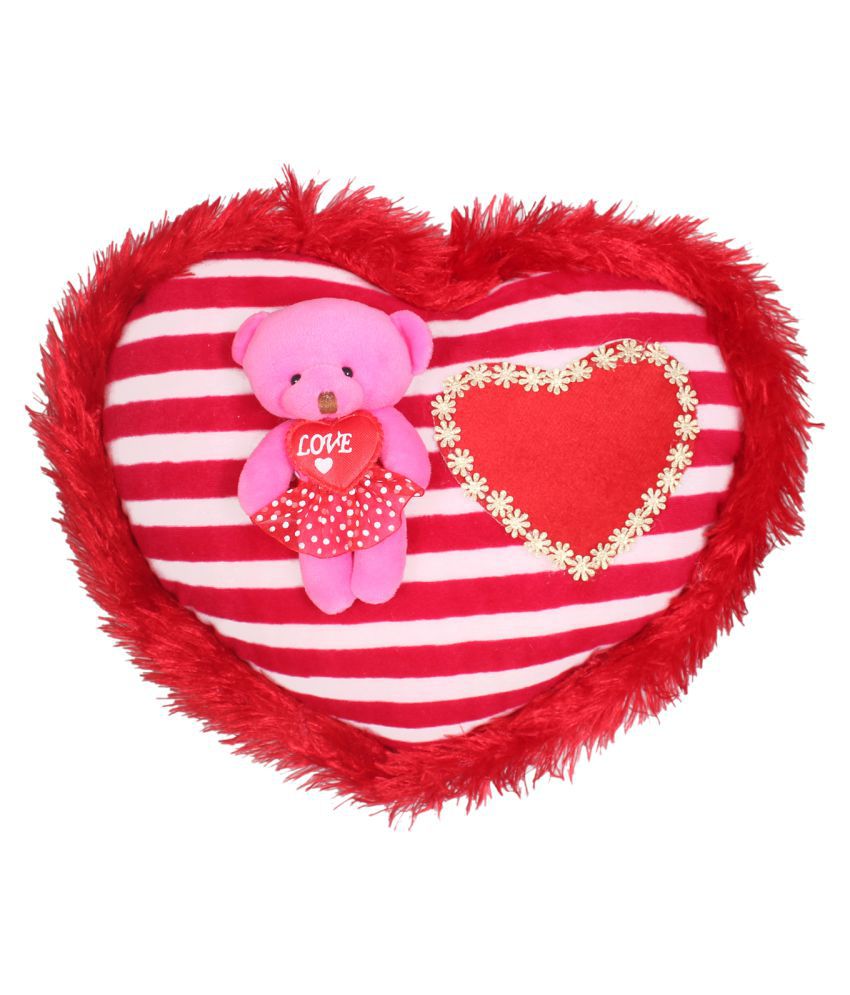     			Tickles Plush Animal Lovely Red Heart for Valentine Day Gift Soft Stuffed for Girlfriend Boyfreind Husband Girlfriend (Color:Multicolor Size:30 cm)