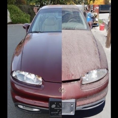 CAR GLASS CLEANER 500ml. + Multipurpose Car Wash Bottle Yellow Nozzle