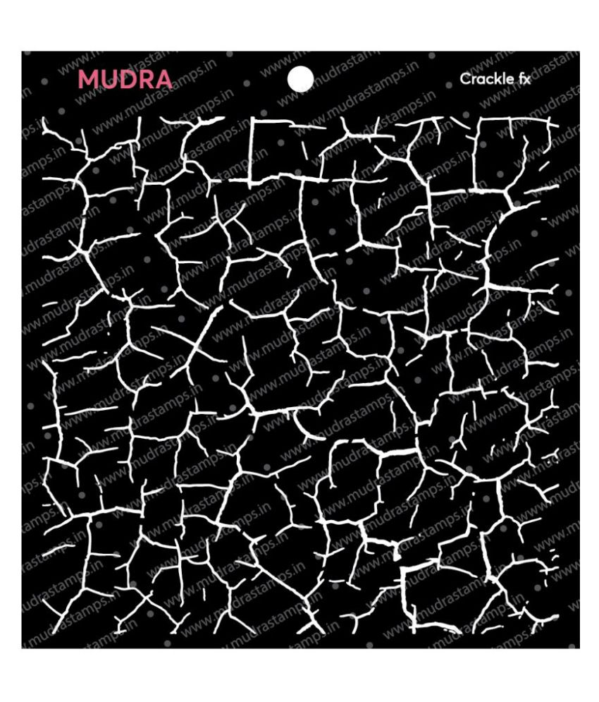 Mudra Stencils Crackle Fx Diy Home Decors Crafts Diy Art Supplies Hobby Crafts Mixed Media Buy Online At Best Price In India Snapdeal