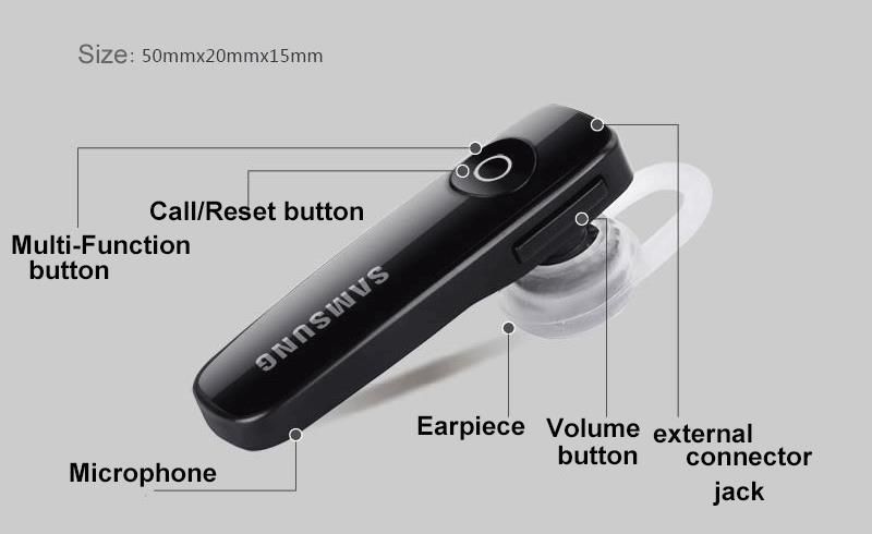 Samsung Wireless Bluetooth Headset Black Bluetooth Headsets Online At Low Prices Snapdeal India