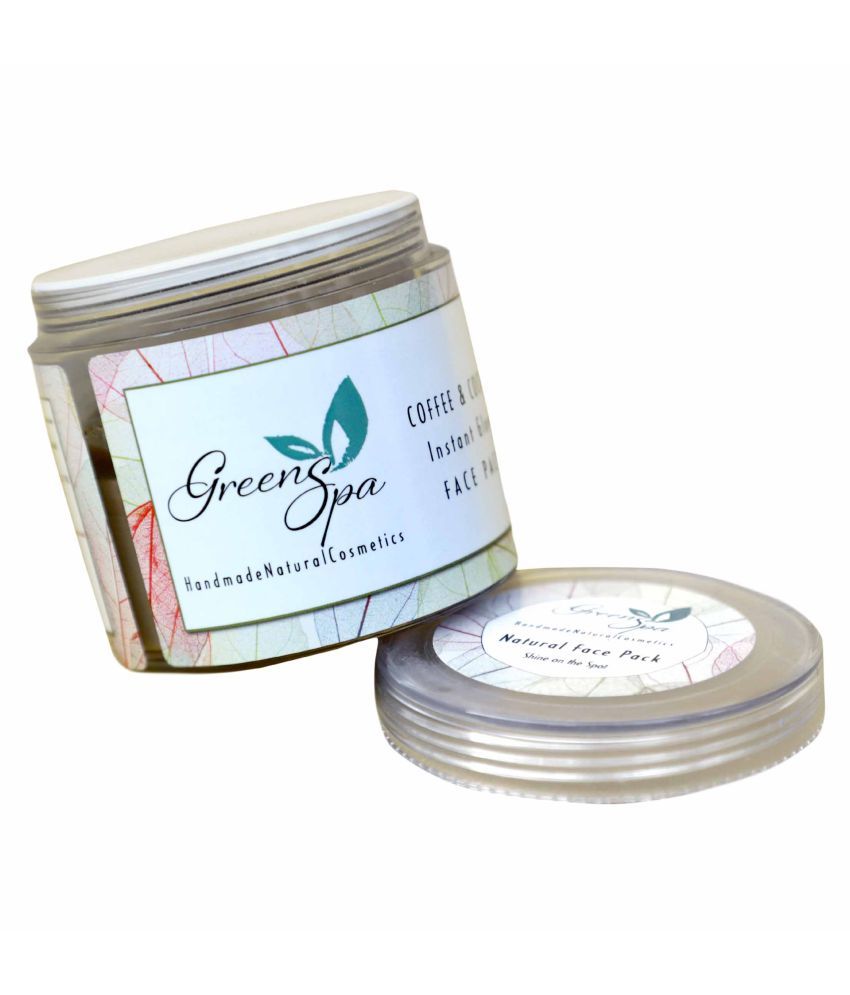 GREENSPA Coffee & Cocoa Instant Glow Face Pack For Flawless Skin; Face