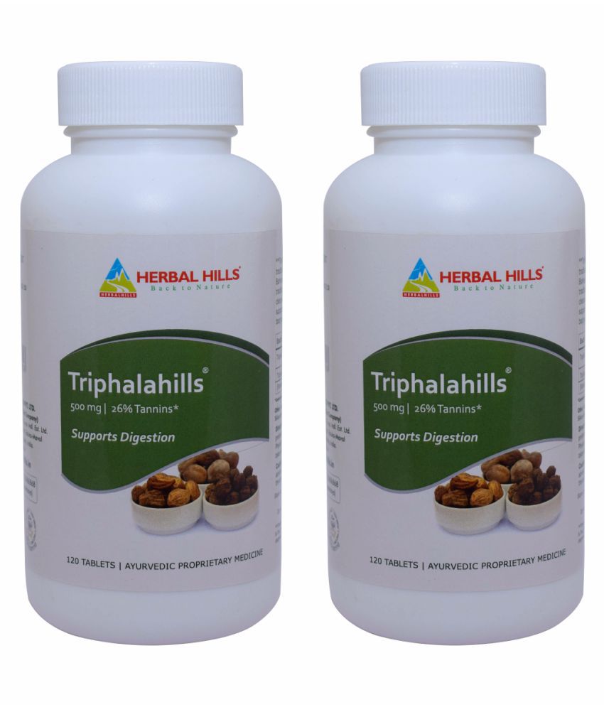     			Herbal Hills Triphalahills 120 (Pack of 2) Tablet 500 mg