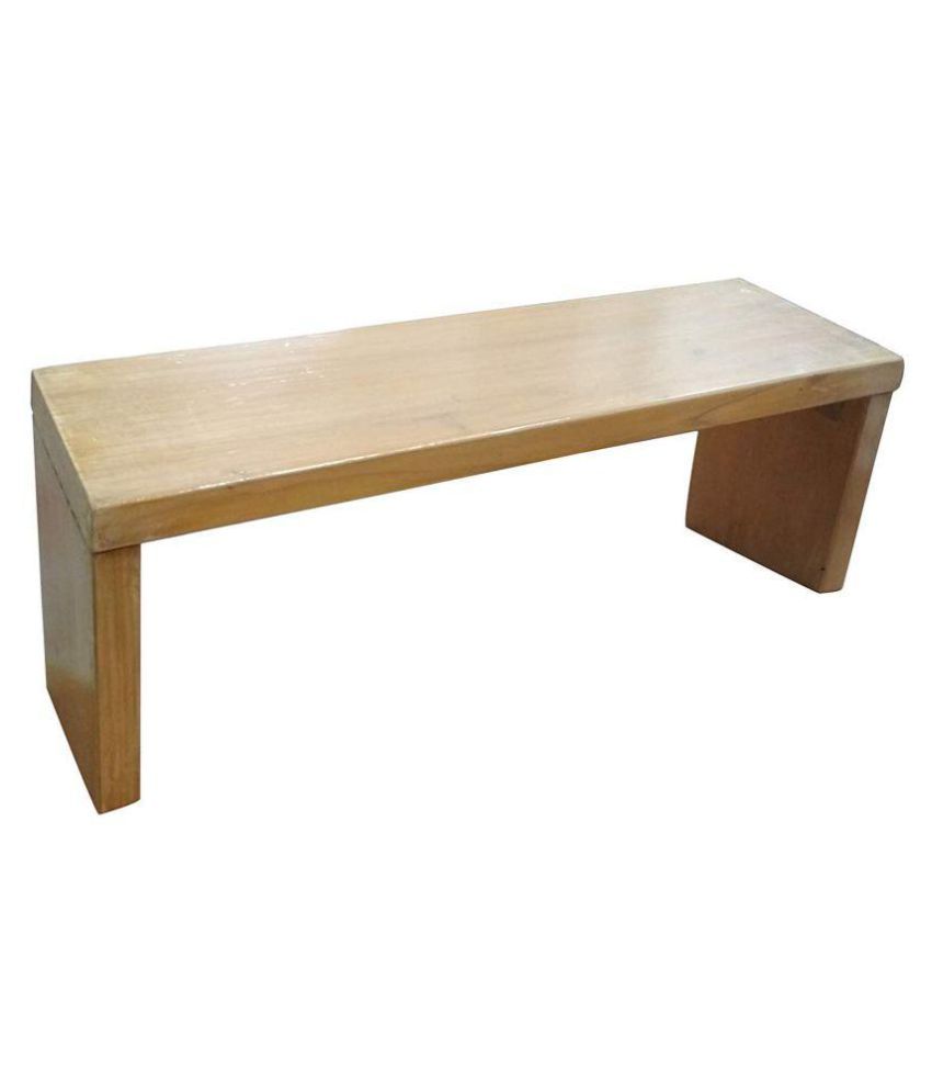 Hand Made Solid Pine Wood Folding Meditation Bench For Vajrasana
