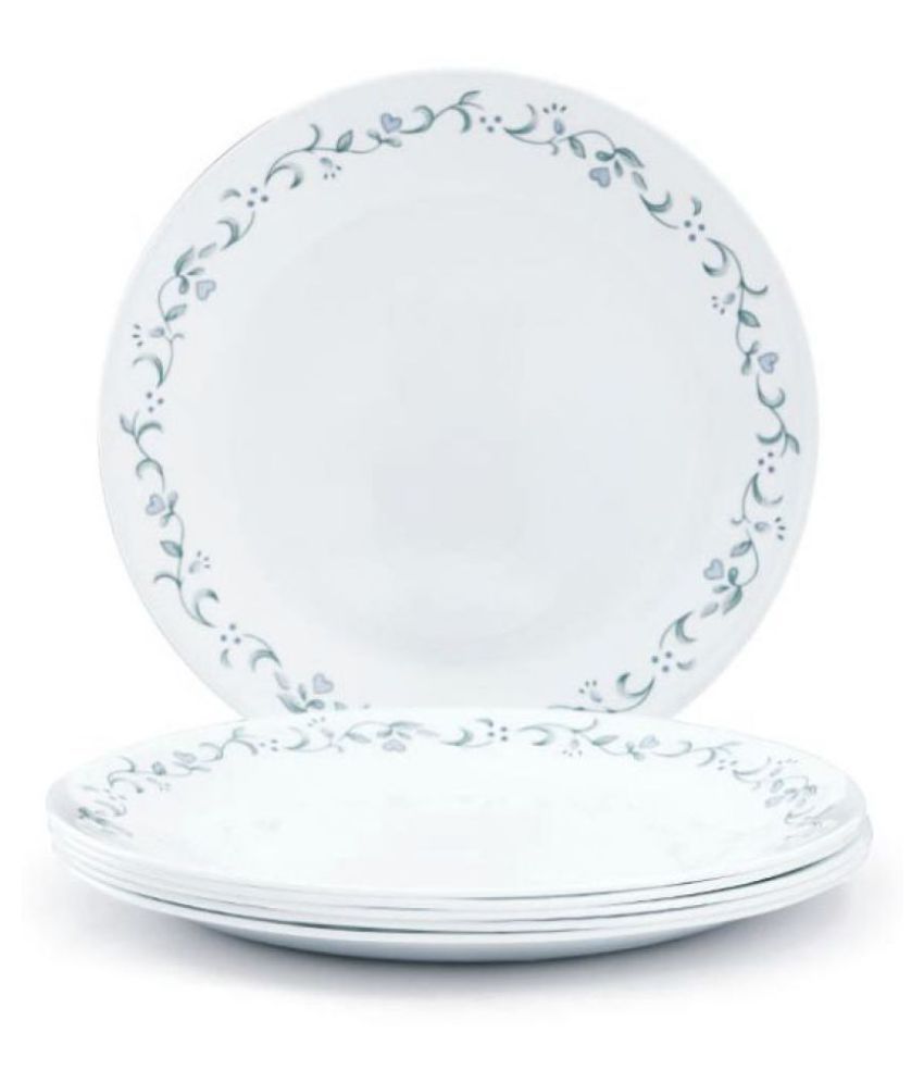 Corelle 6 Pcs Glass Half Dinner Plate Buy Online at Best Price in