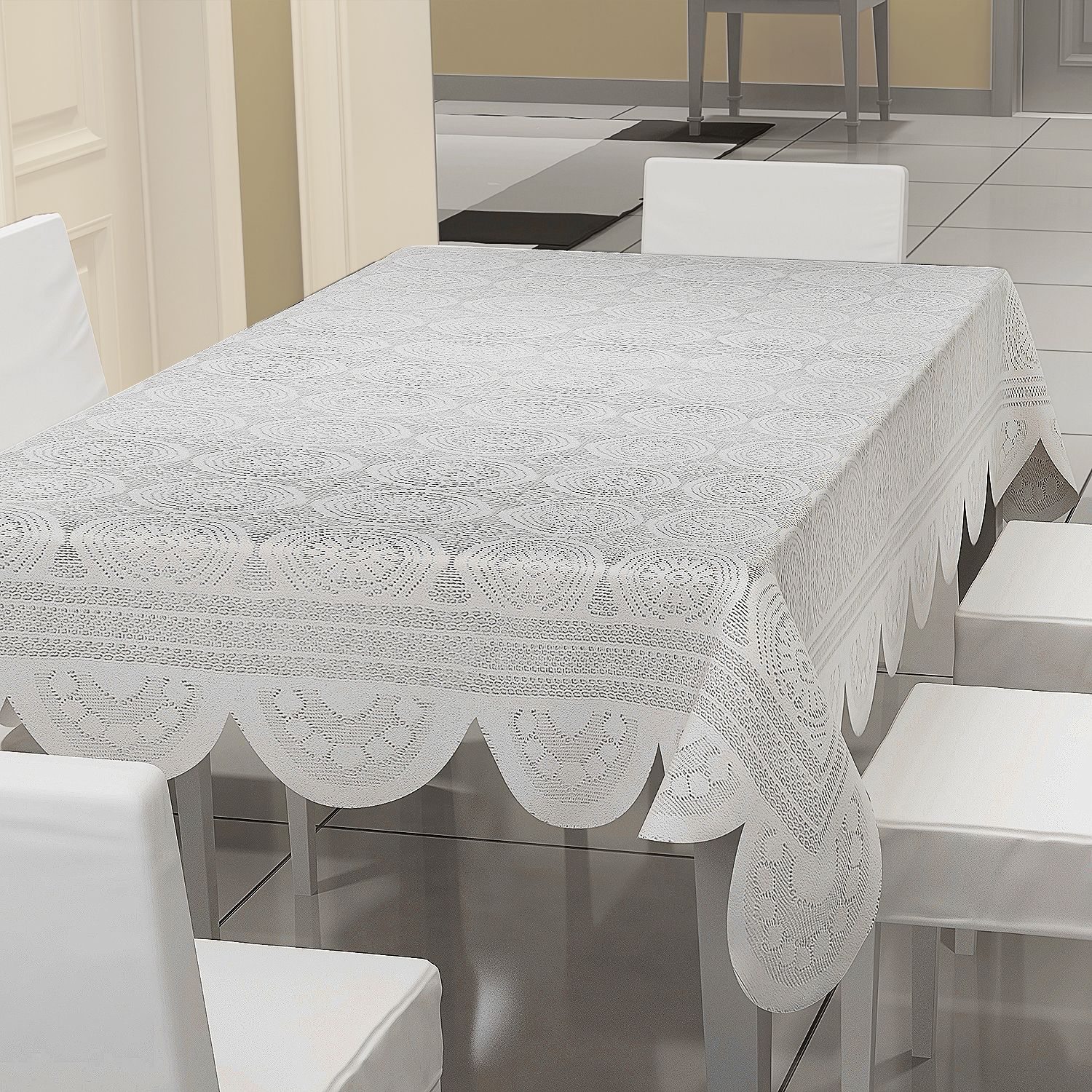     			E-Retailer 8 Seater PVC Single Table Covers