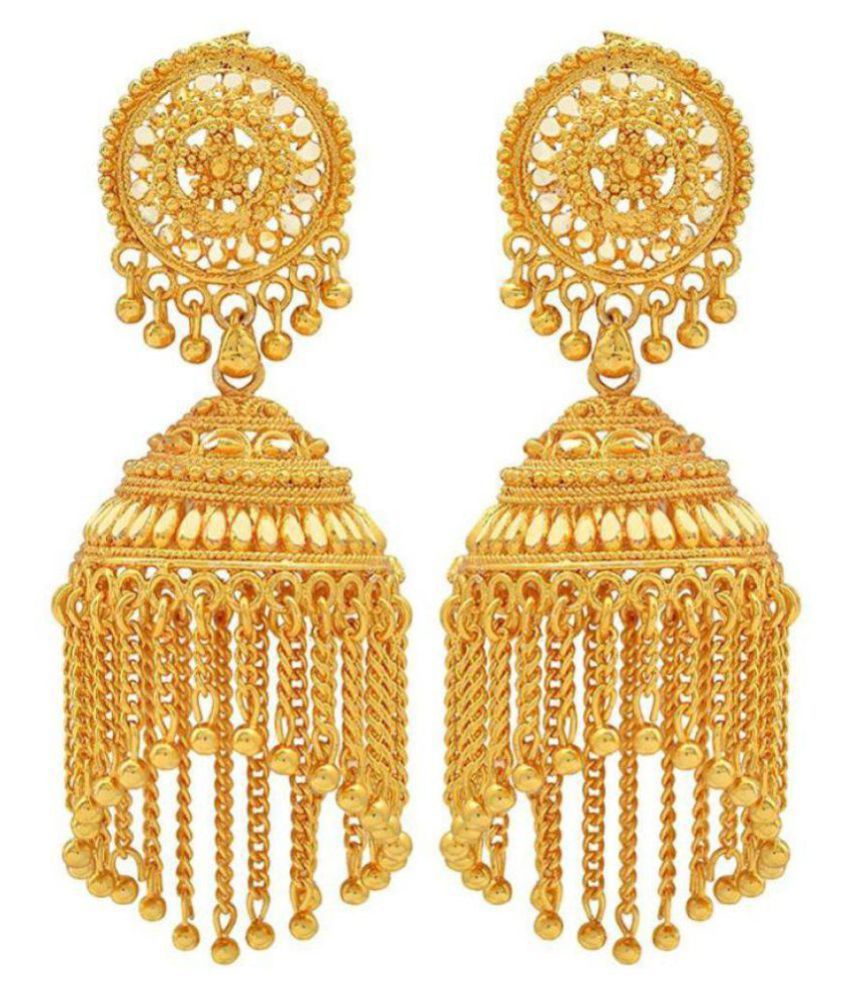 Indian gold Plated Oxidized Latest Design Jumka Jumki Earring Women Fashion new