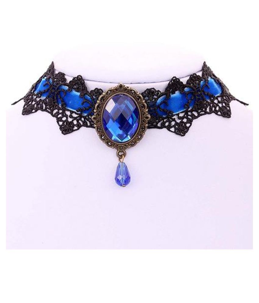 big rhinestone choker