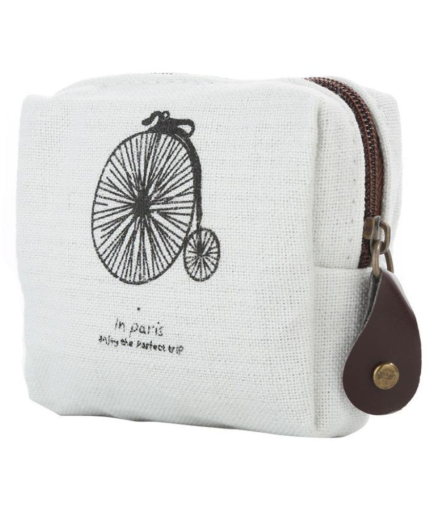canvas coin pouch
